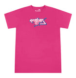 CYBERSNAKE - Large logo - Tshirt - Pink